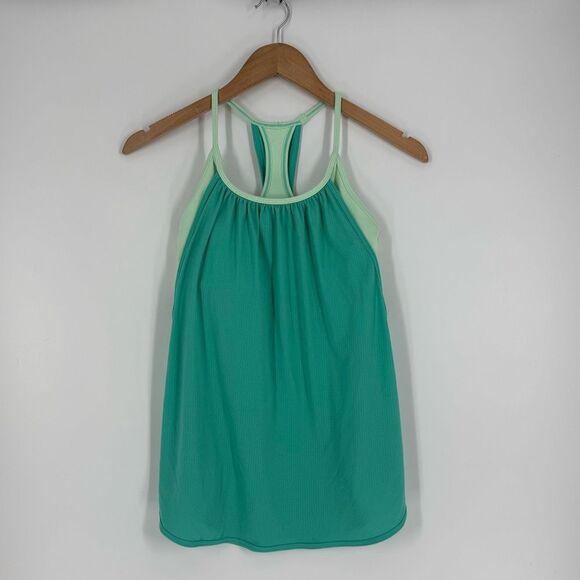 Lululemon Tuck Me in Tank in Bali Breeze / Fresh Teal | Size 6 - Picture 2 of 8